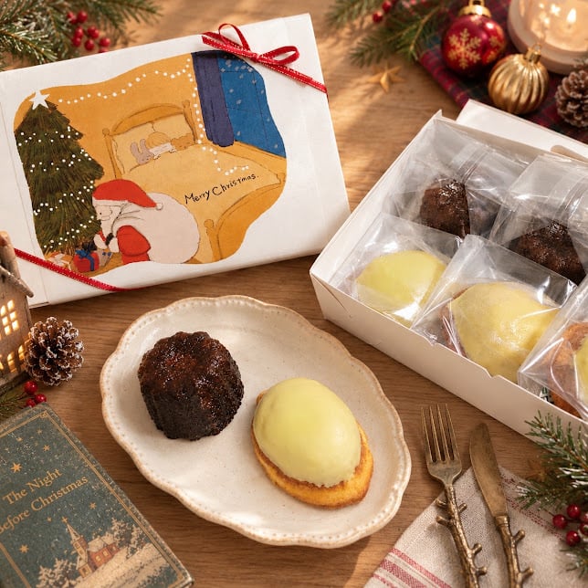クリスマス限定セット ｜ レモンケーキ&カヌレ ｜ 冬のひとときに贈る物語 ( クリスマス クリスマスギフト 冬ギフト プレゼント 洋菓子 お菓子 スイーツ 贈り物 お歳暮 手土産 ご褒美 焼き菓子 詰め合わせ お祝い 記念日 誕生日 ホリデー かわいい 動物 彼女 彼氏 妻 夫 父 母 女性 男性 友達 子供 孫 甥 姪 祖父母 職場 )