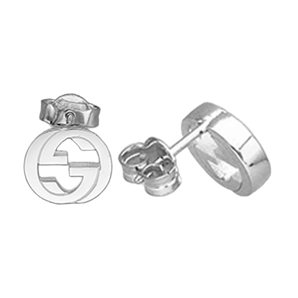 グッチ ピアス メンズ レディース インターロッキングG スタッズピアス シルバー925 大人 高級感 ブランドアクセサリー 誕生日 プレゼント 記念日 ギフト GUCCI 成人 卒業 入学