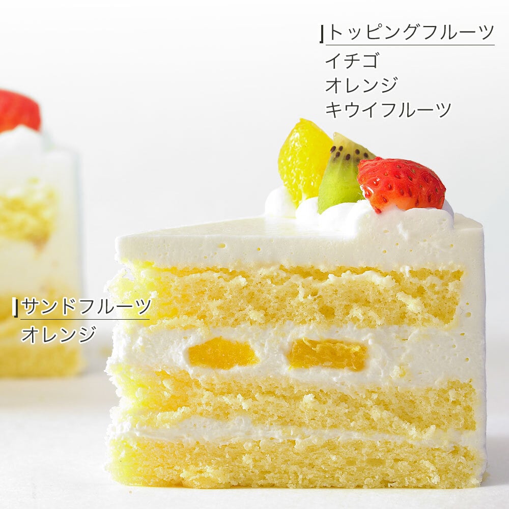 クリスマス 2026 予約 Xmas 人気 かわいい アレルギー対応 卵不使用 クリスマスケーキ フルーツ生クリームケーキ 5号 4～6名様用 卵アレルギー 冷凍