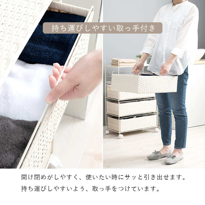 ラック ランドリー 5段 幅50cm カゴ 洗濯かご 4個つき 洗濯機 収納 おしゃれ スリム 縦型 洗濯機収納 ランドリー収納 ホワイト グレー 収納棚 洗濯物 洗面所 脱衣所 新生活