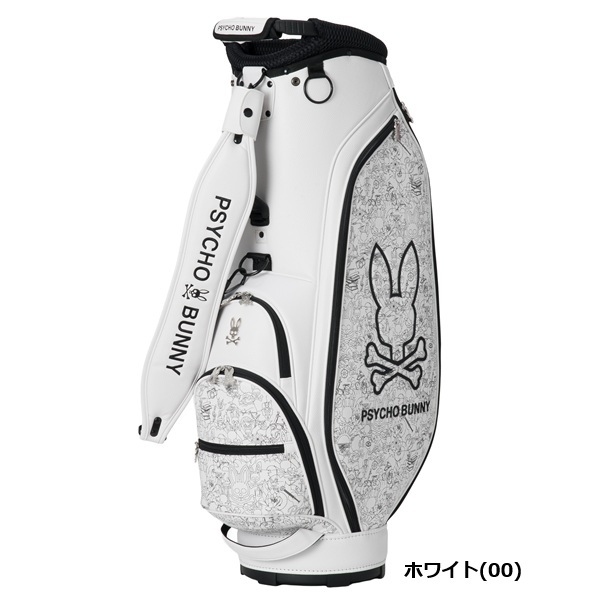 サイコバニー ゴルフ キャディバッグ カートキャディバッグ MONOTONE EDITION Psycho Bunny PBMG6BC3 お誕生日祝い お祝い 記念品 お父さん 父の日 彼氏 男性 30代 40代 50代 60代 母の日 お母さん 還暦祝い 敬老の日 彼女 人気プレゼント プレゼント
