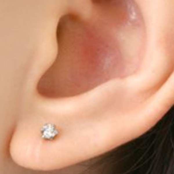 ダイヤモンド ピアス プラチナ Pt900 0.1ct ダイヤピアス 一粒 ダイヤ シンプル レディース ギフト プレゼント ラッピング 誕生日 記念日 妻 彼女 華奢 スキンジュエリー セカンドピアス