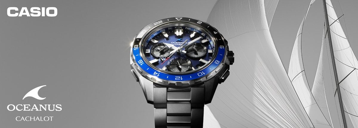 オシアナス CACHALOT カシャロ 電波 ソーラー 腕時計 メンズ OCW-P3000-2AJF タフソーラー CASIO OCEANUS カシオ 日本製 Premium Production Line【2026 新作】