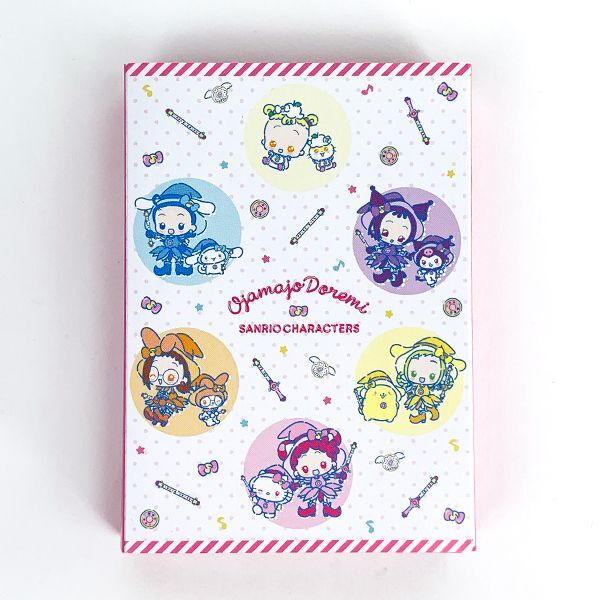 おジャ魔女どれみ パタパタメモ おジャ魔女×サンリオキャラクターズ メモ帳 ピンク グッズ