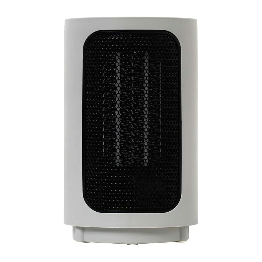 500W メカ式セラミックヒーター 小型 足元 コンパクト スリム 電気ヒーター ロータリー式 おおたけ LW-G500-LG