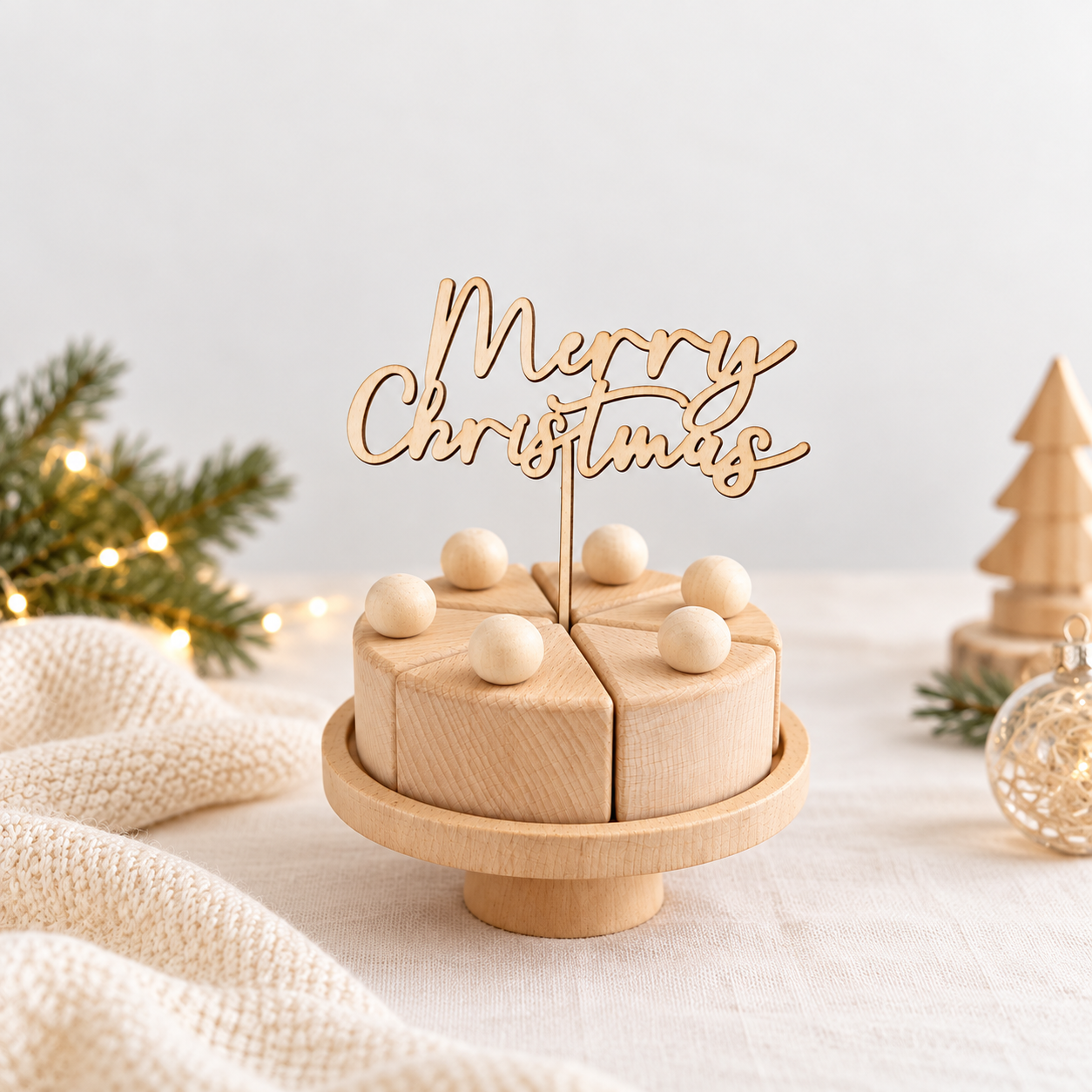 クリスマスケーキ トッパー MerryChristmas メリークリスマス クリスマス 木製トッパー ケーキピック 木製レター クリスマスフォト メリークリスマス Xmas インスタ映え 写真撮影小物