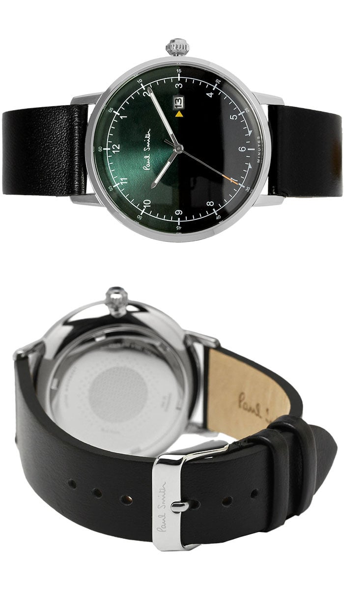 ポールスミス Paul Smith 腕時計 メンズ 革ベルト 41mm レザー クラシック ブランド 人気 ゲージ GAUGE グリーン ブラック シルバー パープル ネイビー ブラウン