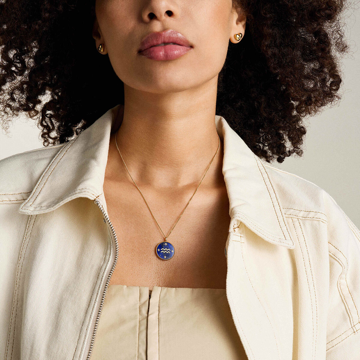 フォッシル FOSSIL Sutton アクセサリー ネックレス ペンダント みずがめ座 レディース JF04849710