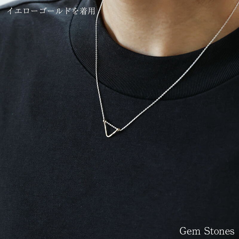 新作 Vague V字 レディース ネックレス 40cm 10金 K10 イエロー ピンク ホワイト ゴールド シルバー コンビ シンプル v デザイン 普段使い プチ 10k ジュエリー プレゼント 記念日 誕生日