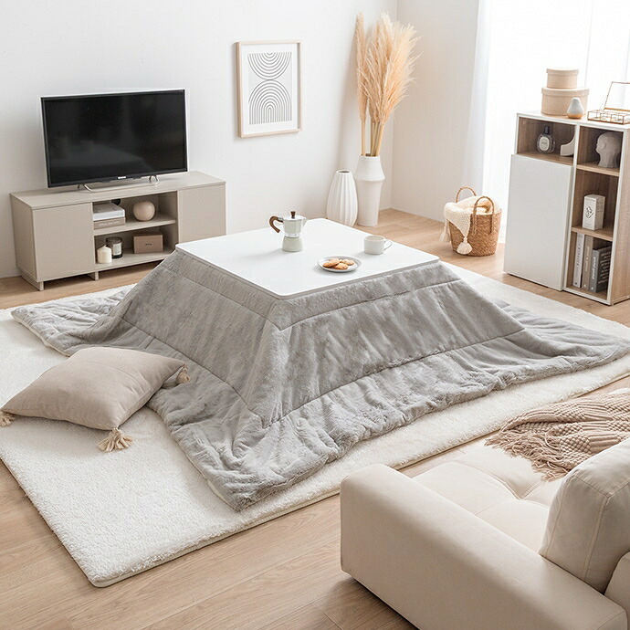 テーブル こたつ コタツ 正方形 おしゃれ 北欧 75×75 本体 折れ脚 薄型ヒーター 天板 リバーシブル 人気 モダン 炬燵 ミッドセンチュリー 木製 カフェ 〕正方形 75cm