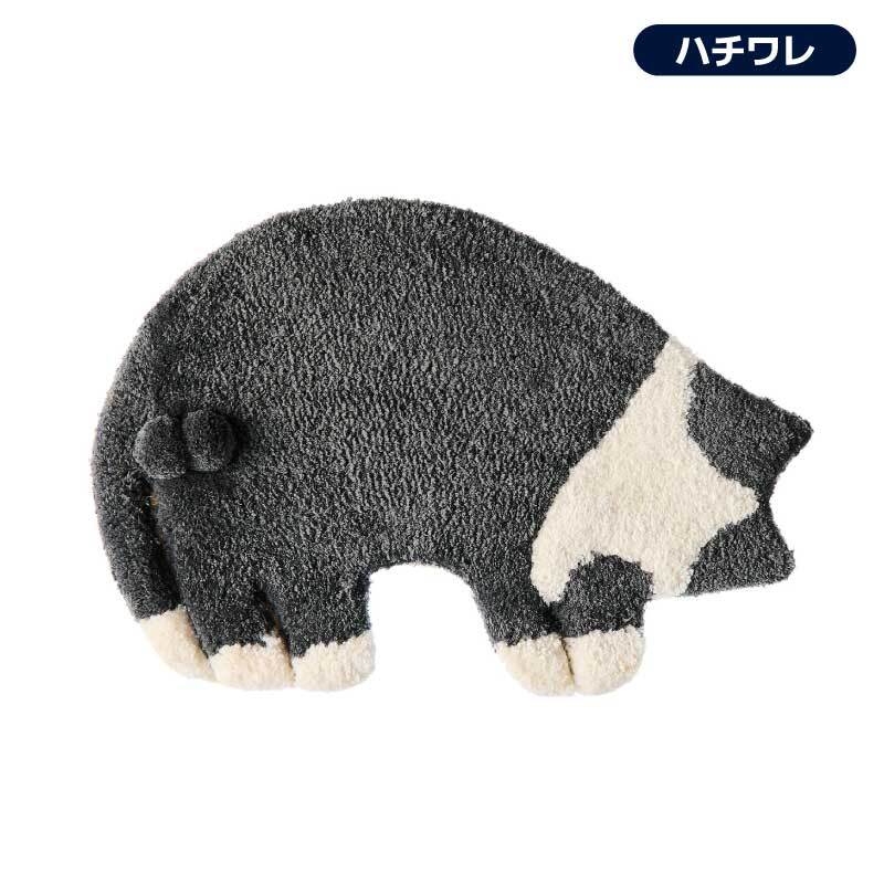 ニャンタマ マット 猫 フロアマット タフトマット 玄関マット インテリア雑貨 バスマット かわいい 室内用 子供部屋 ラグ ねこ 猫 ネコ 猫好き 猫雑貨 猫グッズ おしゃれ ねこ好き プレゼント ギフト 贈り物 足元マット ふわふわ 敷物