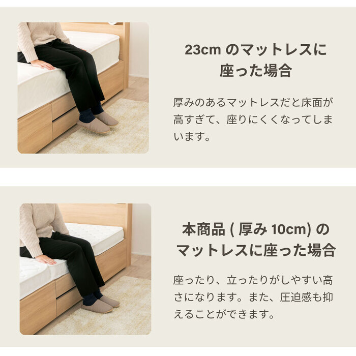 マットレス 薄型 三つ折り ポケットコイルマットレス ロール 圧縮 厚さ10cm 片面仕様 通気性 耐久性 ニット生地 シングル セミダブル ダブル S SD D 日本製 国産 ポリエステル ウレタン 敷きマット 寝具マット マットレス寝具 寝具用品