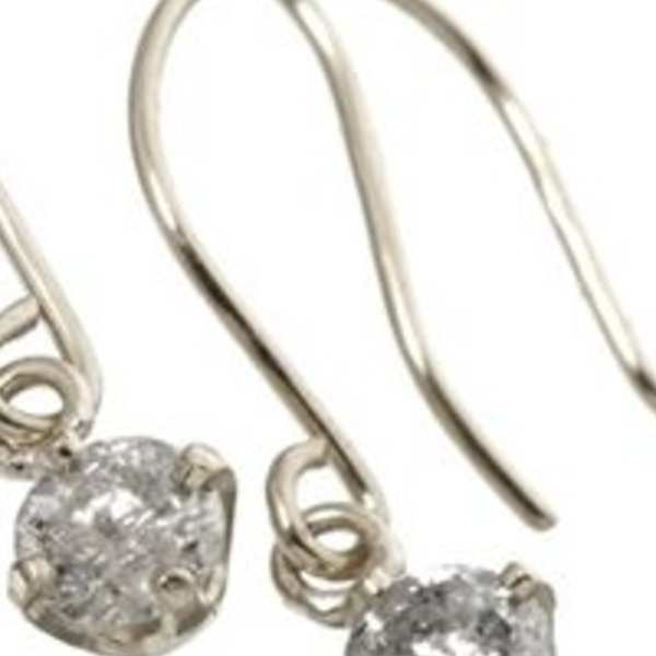 ダイヤモンドピアス K18WG 18金 ホワイトゴールド 計0.2ct フックピアス 天然ダイヤモンド レディースジュエリー アクセサリー 揺れる 記念日 プレゼント ギフト