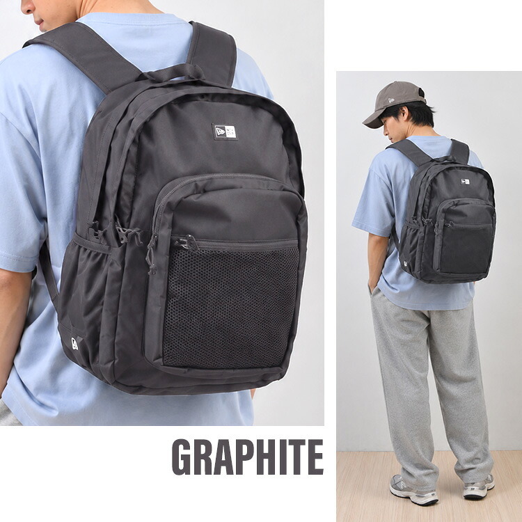 リュック 大容量 通学 NEWERA ニューエラ リュックサック メンズ レディース ユニセックス 35L パソコン収納 軽量 軽い 黒 ブラック シンプル ブランド おしゃれ バックパック 鞄 カバン 男性 女性 男女兼用 丈夫 頑丈 A4 中学生 高校生 遠征 2泊 3泊 通勤 かっこいい 防災