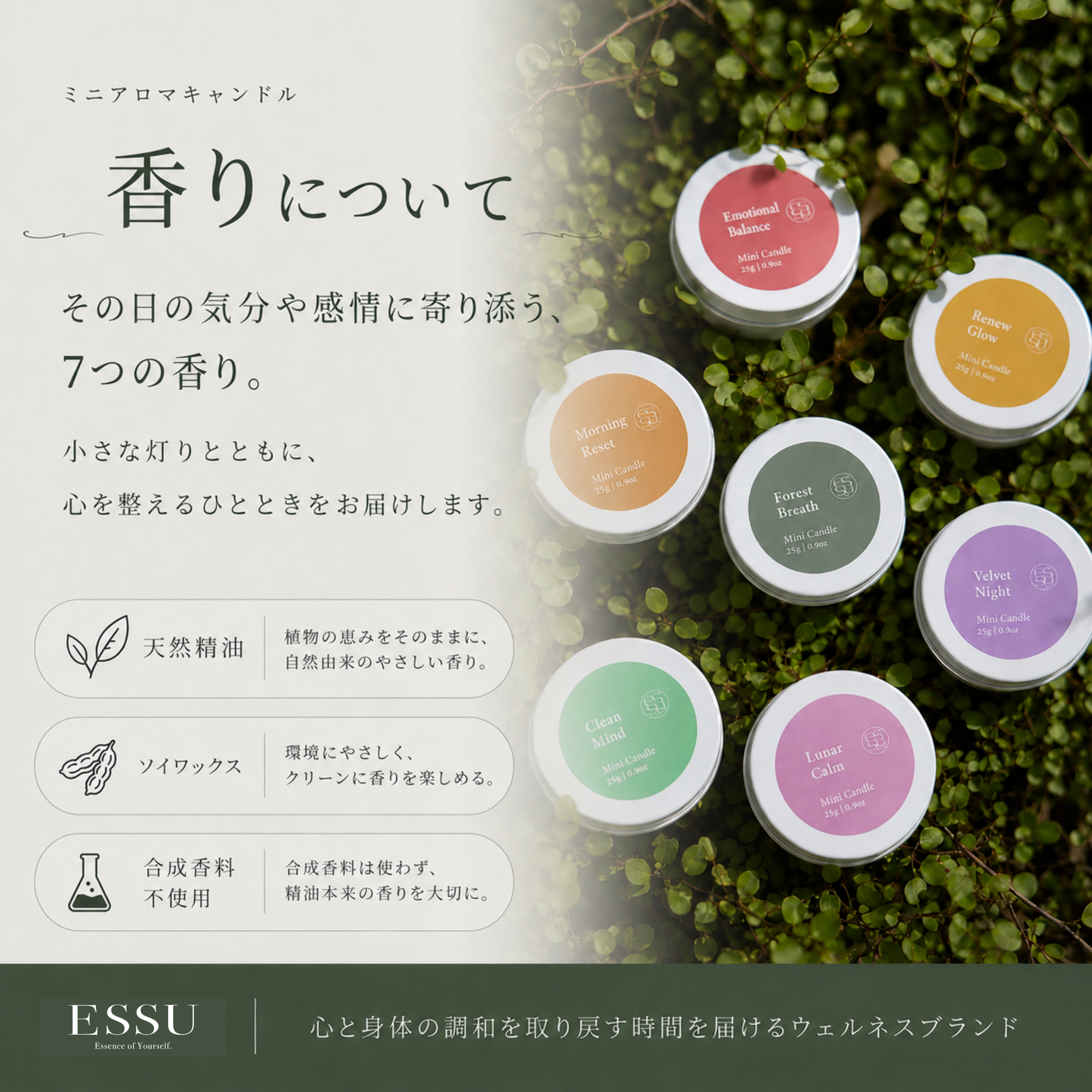 Mini Candle Set(ミニキャンドルセット) アロマキャンドル