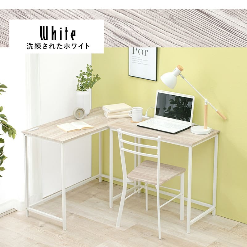 デスク チェア コンセント付 + セット 幅80 × 奥行50 高さ72cm パソコン PC PC机 パソコン机 勉強机 木目調天板 古木調 コンセント付き天板 机+椅子セット 作業机 作業台 シンプル コンパクト テレワーク 新生活