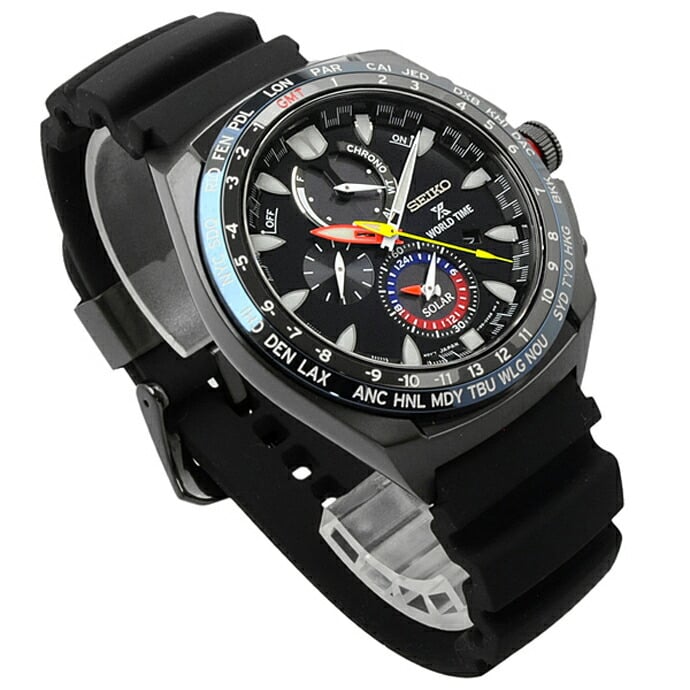 SEIKO 腕時計 セイコー 時計 ウォッチ PROSPEX プロスペックス ソーラー アラームクロノ ワールドタイム メンズ SSC551P1 海外モデル [並行輸入品]