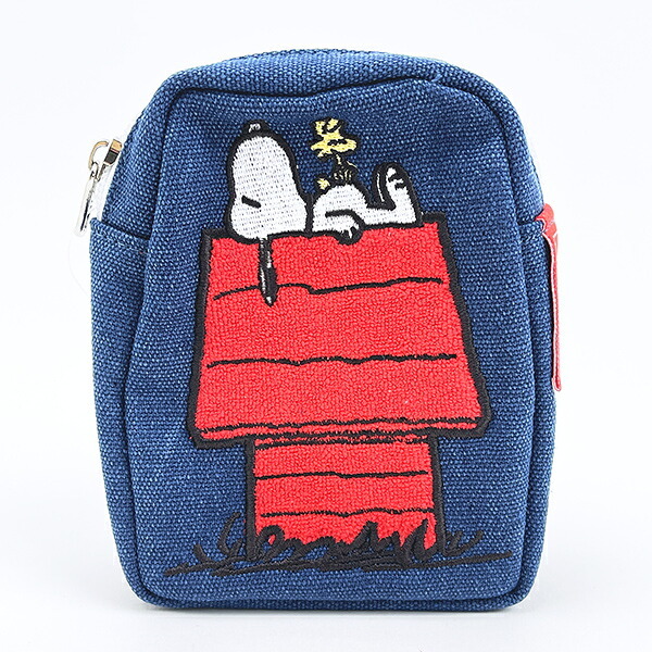 スヌーピー ドッグハウス ダイカットポーチ おやすみ SNOOPY