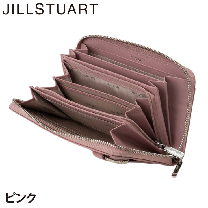 ジル スチュアート 財布 長財布 レディース 山羊革 牛革 インプルーブ ラウンドファスナー ギフト JILL STUART