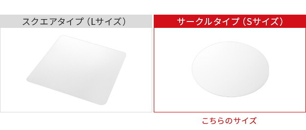 WALL A2対応キャスターモデル用床保護マット サークルタイプ(Sサイズ) テレビ台 テレビスタンド 部品 パーツ フローリング 床保護パネル 床 シート 傷防止 キズ防止 汚れ防止 保護 WALLオプション SEVENSTAND セブンスタンド 家具 新生活