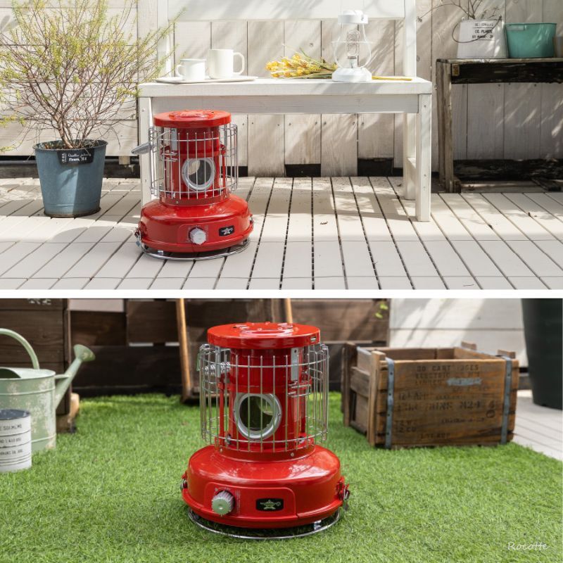 アラジン ポータブルガスストーブ カセットボンベ レッド グリーン ホワイト 小型 コンパクト 屋内 屋外 キャンプ アウトドア ベランダ コードレス マグネット式 安全装置 収納袋付き センゴクアラジン 千国 SAG-BF02C