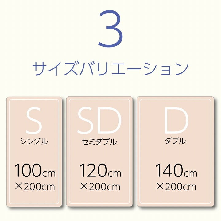 オールシーズン 快適睡眠 パッド 洗える アレルプルーフ 抗菌 消臭 アレル物質吸着 洗濯機OK 四隅ゴムバンド付き ズレにくい ダブル 140×200cm