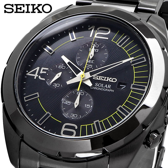 SEIKO 腕時計 セイコー 時計 ウォッチ ソーラー クロノグラフ 100M メンズ SSC217P1 [並行輸入品]