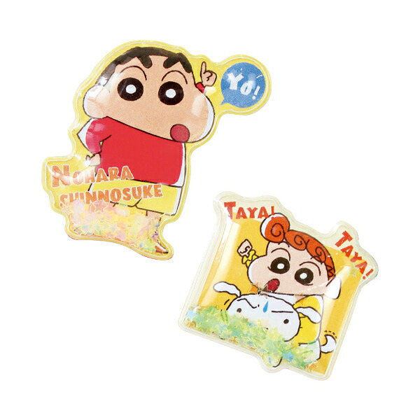 クレヨンしんちゃん シェイカーシール パワフルコミック みんな集合 文具