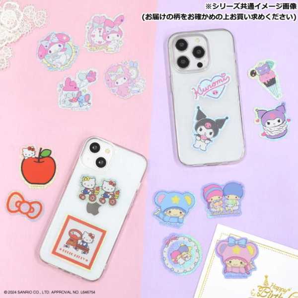 ハローキティ モバイルステッカー サンリオ キャラクター グッズ スマホ デコレーション シール カスタム アレンジ iPhone Android 鏡 小物 カスタマイズ デコシール かわいい おしゃれ サンリオ正規ライセンス品