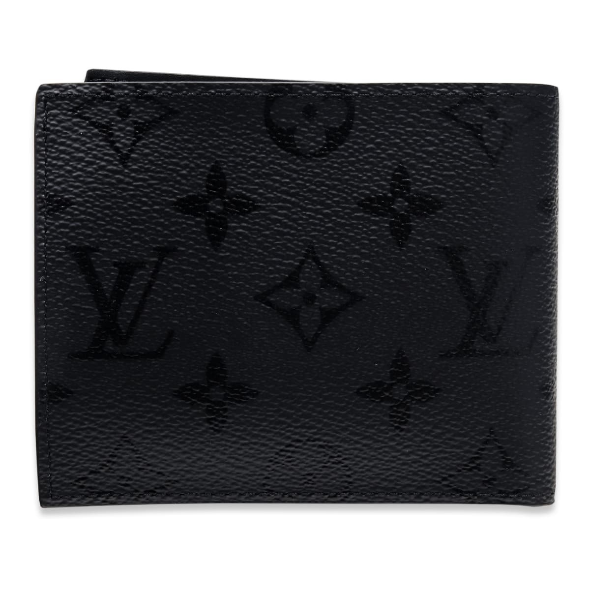 ルイヴィトン 財布 メンズ 二つ折り財布 LOUIS VUITTON ポルトフォイユ マルコ モノグラム ミッドナイト ブラック 黒 小銭入れ付き コンパクトウォレット M2A672 ブランド財布 ギフト プレゼント 新品