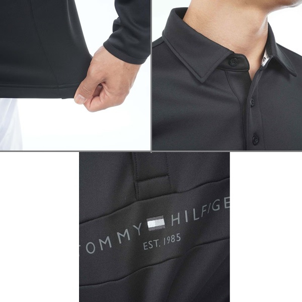 トミーヒルフィガー ゴルフ メンズ スムース裏起毛 長袖台衿付きシャツ TOMMY HILFIGER THMA683 2026年秋冬モデル お誕生日祝い お祝い 記念品 お父さん 父の日 彼氏 男性 30代 40代 50代 60代  還暦祝い 敬老の日 人気プレゼント プレゼント