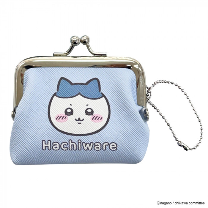 【1月20日入荷分予約受付中】 ちいかわ ミニがま口コインケース ハチワレ ブルー 小物入れ ポーチ キャラクター グッズ 雑貨 小銭入れ がま口 財布 レディース キッズ プレゼント ギフト