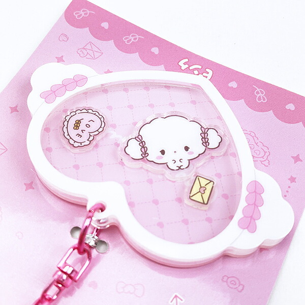 サンリオ こぎみゅん シャカシャカアクリルキーホルダー ピンク Sanrio