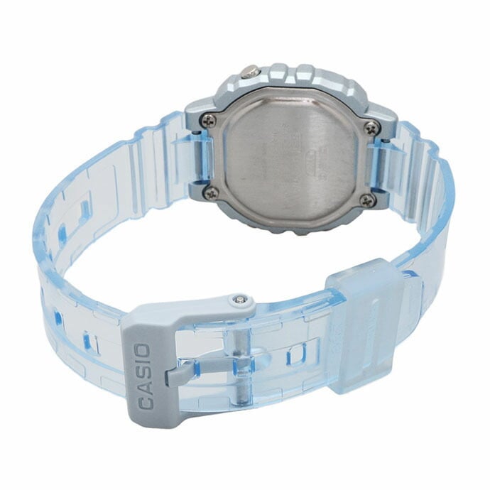 CASIO 腕時計 カシオ 時計 ウォッチ チープカシオ チプカシ デジタル ブルー スケルトン シンプル レディース キッズ LA-20WHS-2A [並行輸入品]
