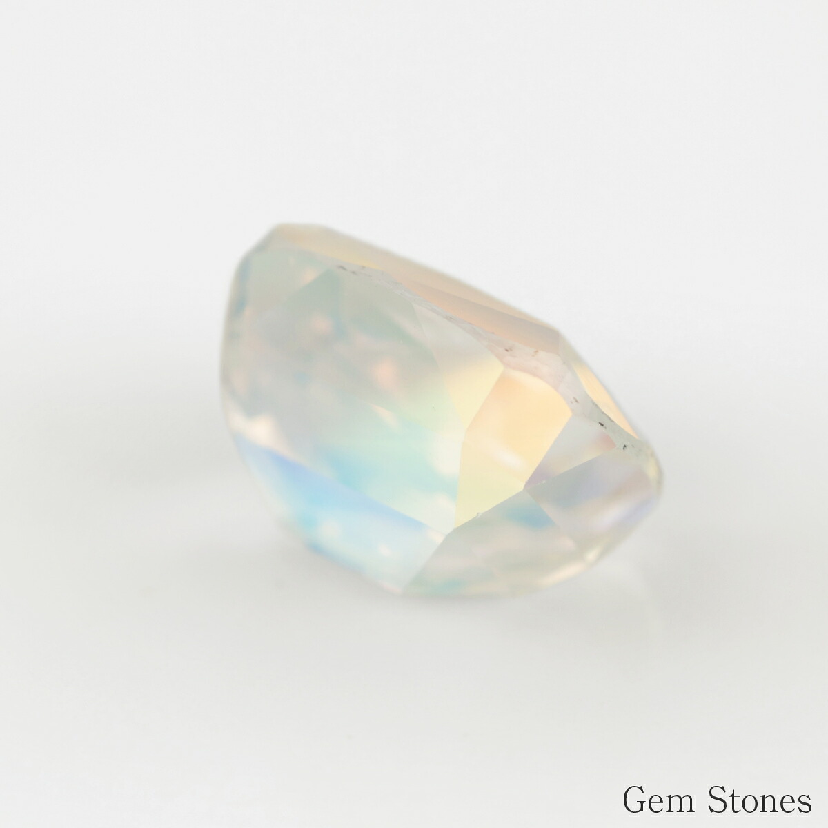 希少 ラブラドライト 2.580ct ルース 宝石 裸石 オレンジ ブルー グリーン ムーンストーン ジュエリー オリジナル 制作 コレクション 記念 お守り クリスマス 誕生日 プレゼント