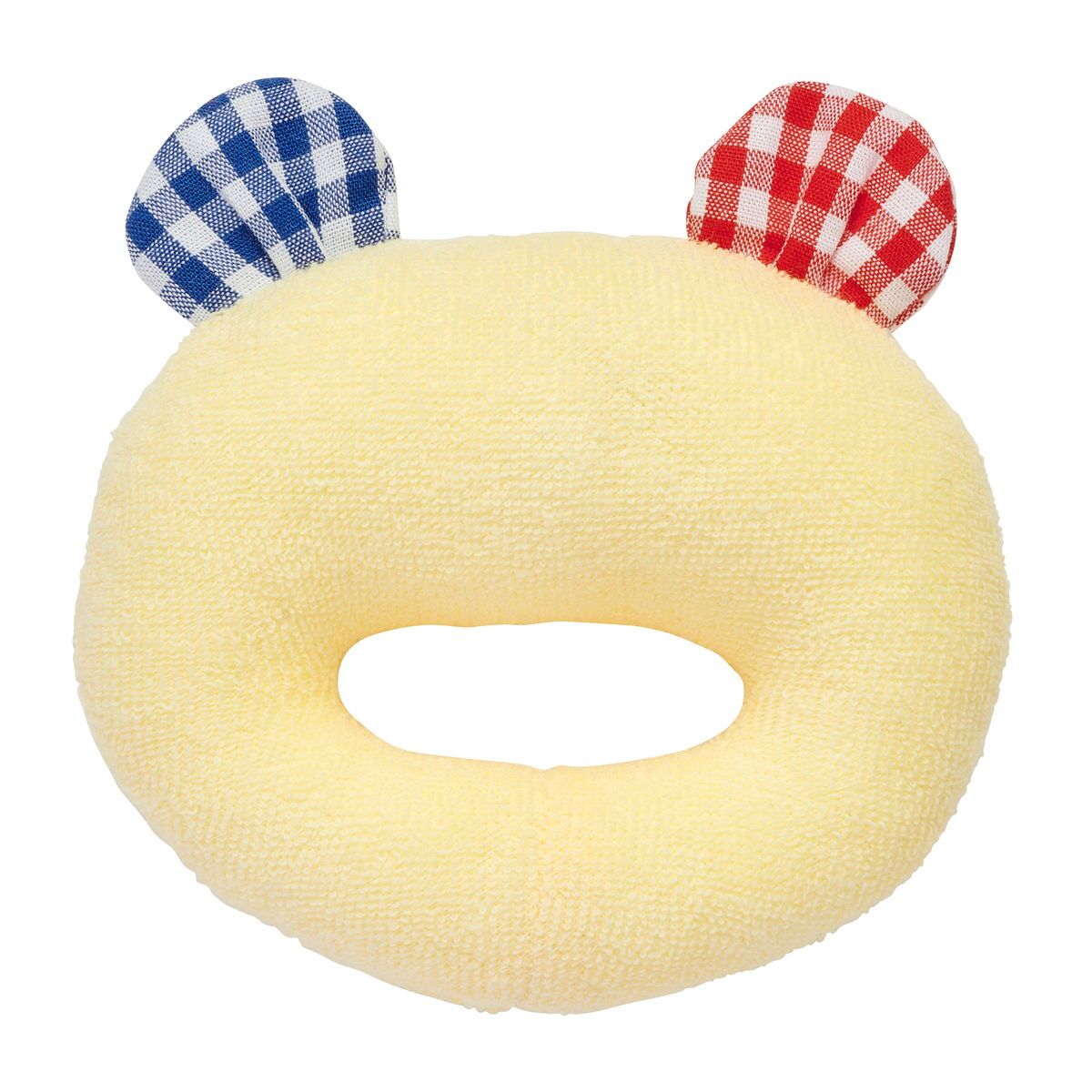 ミキハウスホットビスケッツ  ガーゼバスタオル&ラトルセット＜BOX付き＞ギフトラッピング　出産祝い　誕生日　お祝い　入園祝い　キッズ服　ベビー服