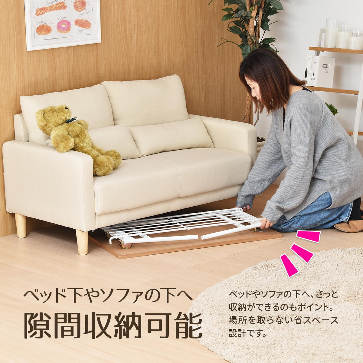 Rille フォールディングテーブル RITB0230 デスクチェア キャスターチェア キャスター付きチェア 勉強椅子 キャスター付き 高さ調節可能 ガス圧昇降 360度回転 カイテンチェア 作業椅子 おしゃれ 新生活