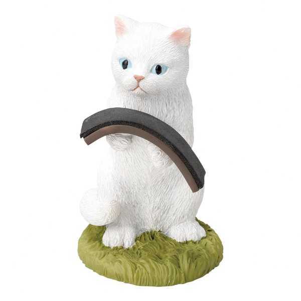 アクセサリーホルダー 白ネコ 腕時計スタンド ブレスレットスタンド 猫雑貨 インテリア小物 置物 ディスプレイスタンド 癒しグッズ アクセサリー収納 猫グッズ プレゼント ギフト セトクラフト