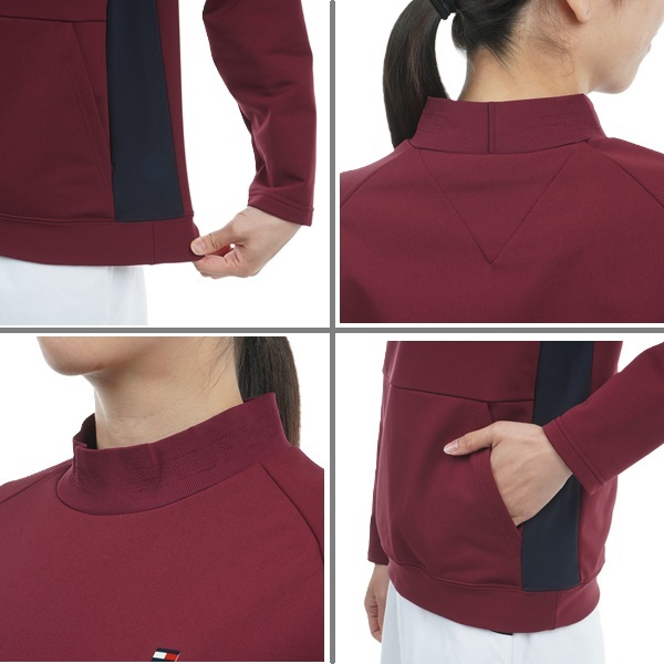 トミーヒルフィガー ゴルフ レディース ストレッチウォーム LSモックネックシャツ TOMMY HILFIGER GOLF THLA472 秋冬モデル お誕生日祝い お祝い 記念品 30代 40代 50代 60代 母の日 お母さん 還暦祝い 敬老の日 彼女 人気プレゼント プレゼント
