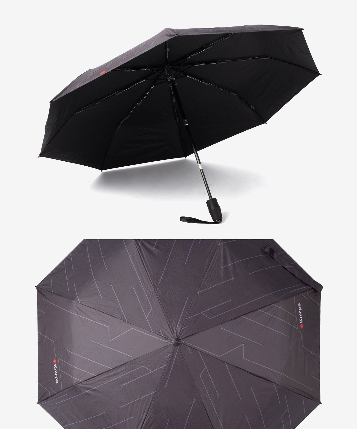 クニルプス Knirps T.220RS 折りたたみ傘 晴雨兼用 日傘 雨傘 撥水 ワンタッチ 自動開閉 UVカット 遮熱 遮光 耐風 折りたたみ ユニセックス レディース メンズ 傘