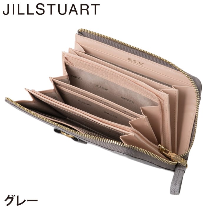 ジル スチュアート 財布 長財布 レディース 牛革 Honey L字ファスナー リボン ギフト JILL STUART
