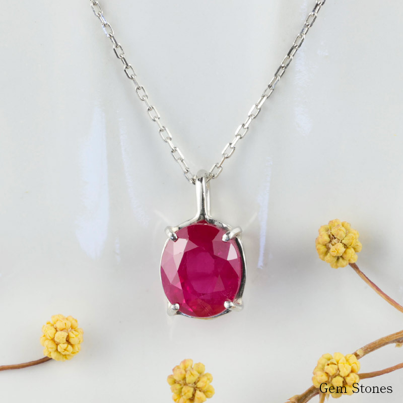 上質 ルビー 1.071ct ネックレス ペンダント プラチナ Pt900 850 ルビーネックレス 一粒 レディース シンプル 可愛い 赤 レッド  Drops