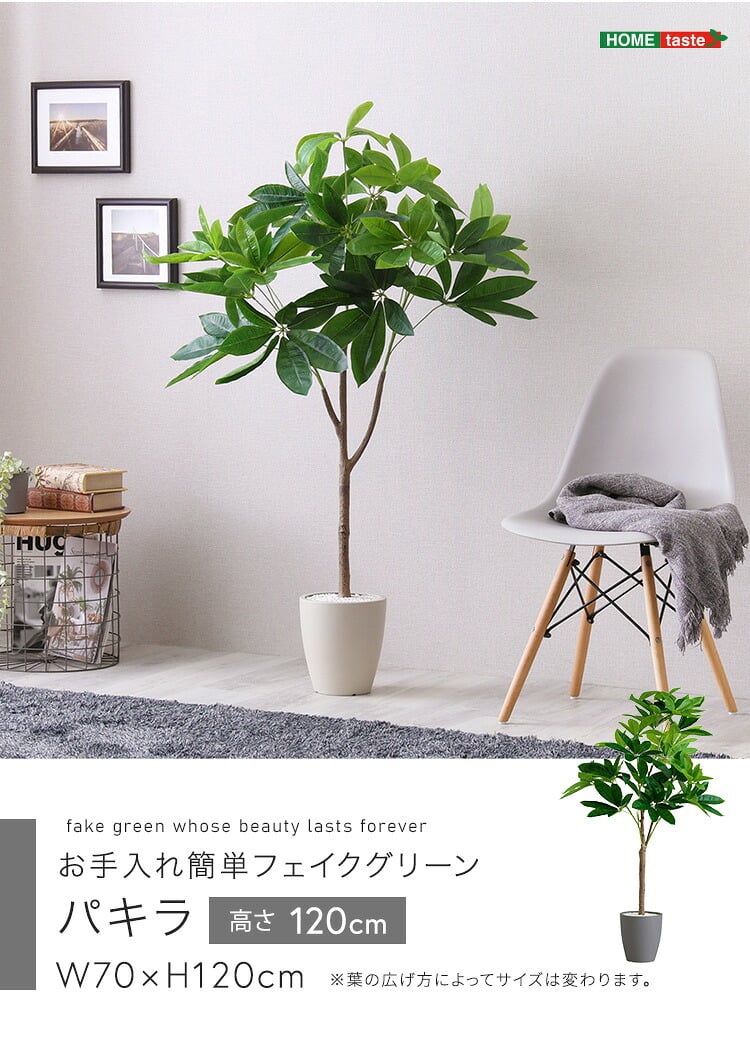 お手入れ簡単 フェイクグリーン パキラ Sサイズ(120cm)