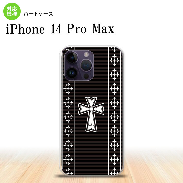 iPhone14 ProMax iPhone14 Pro Max スマホケース 背面ケース ハードケース ゴシック 黒 白 2022年 9月発売 nk-i14pm-1011