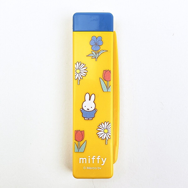 ミッフィー miffy コーム＆ミラー イエロー カラフルサガラ 日本製