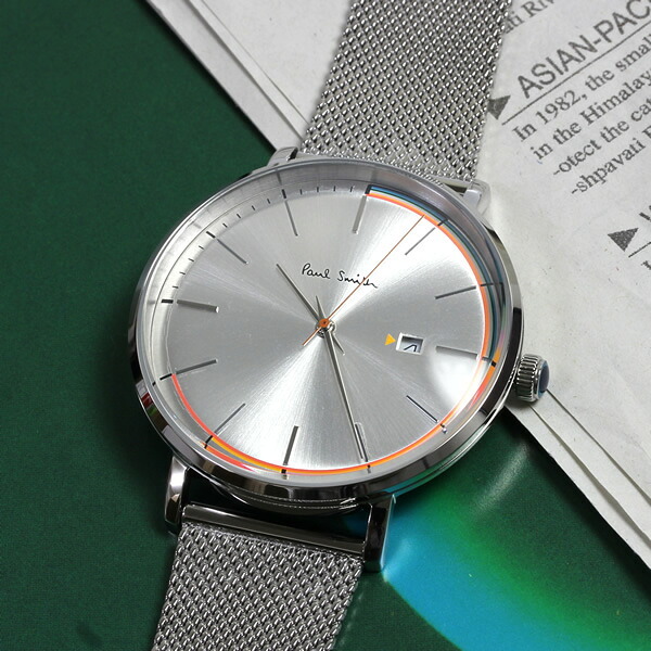 ポールスミス Paul Smith 腕時計 メンズ メッシュベルト ステンレス 41mm クラシック ブランド 人気 ウォッチ ギフト プレゼント PS0070013 PS0070014