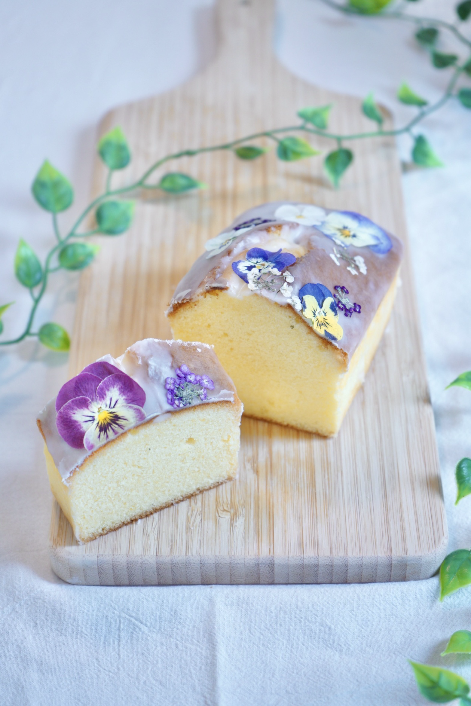 【送料無料】【食られるお花のパウンドケーキ+季節のパウンドケーキ(秋) 】ギフト/ご褒美/プレゼント/お祝い/誕生日　