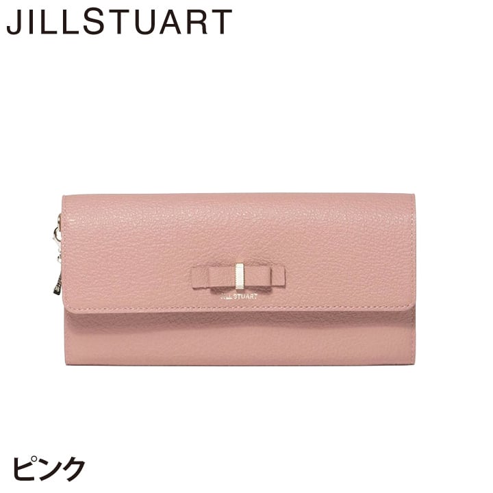 ジル スチュアート 財布 長財布 レディース 牛革 ミスティ かぶせ リボン 薄型 ギフト JILL STUART