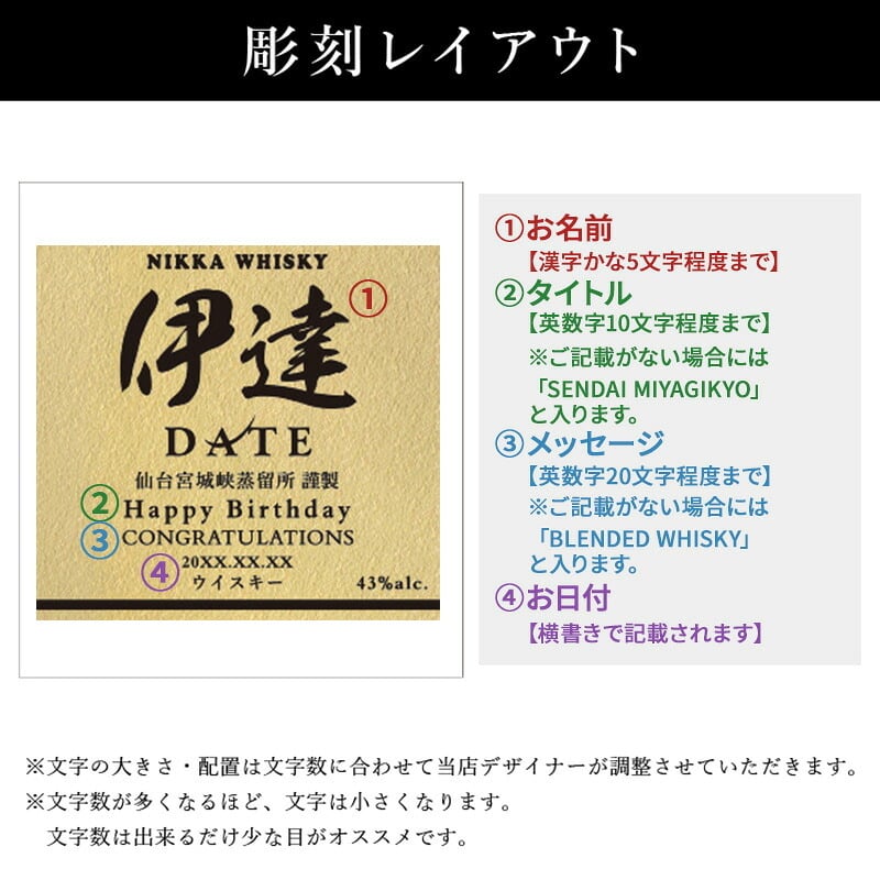 伊達 名入れ お酒 ウイスキー  名前入り プレゼント ギフト 面白い センス 定年退職 還暦祝い 退職祝い 男性 女性 お祝い 古希 喜寿 傘寿 米寿 卒寿 白寿 百寿 敬老の日