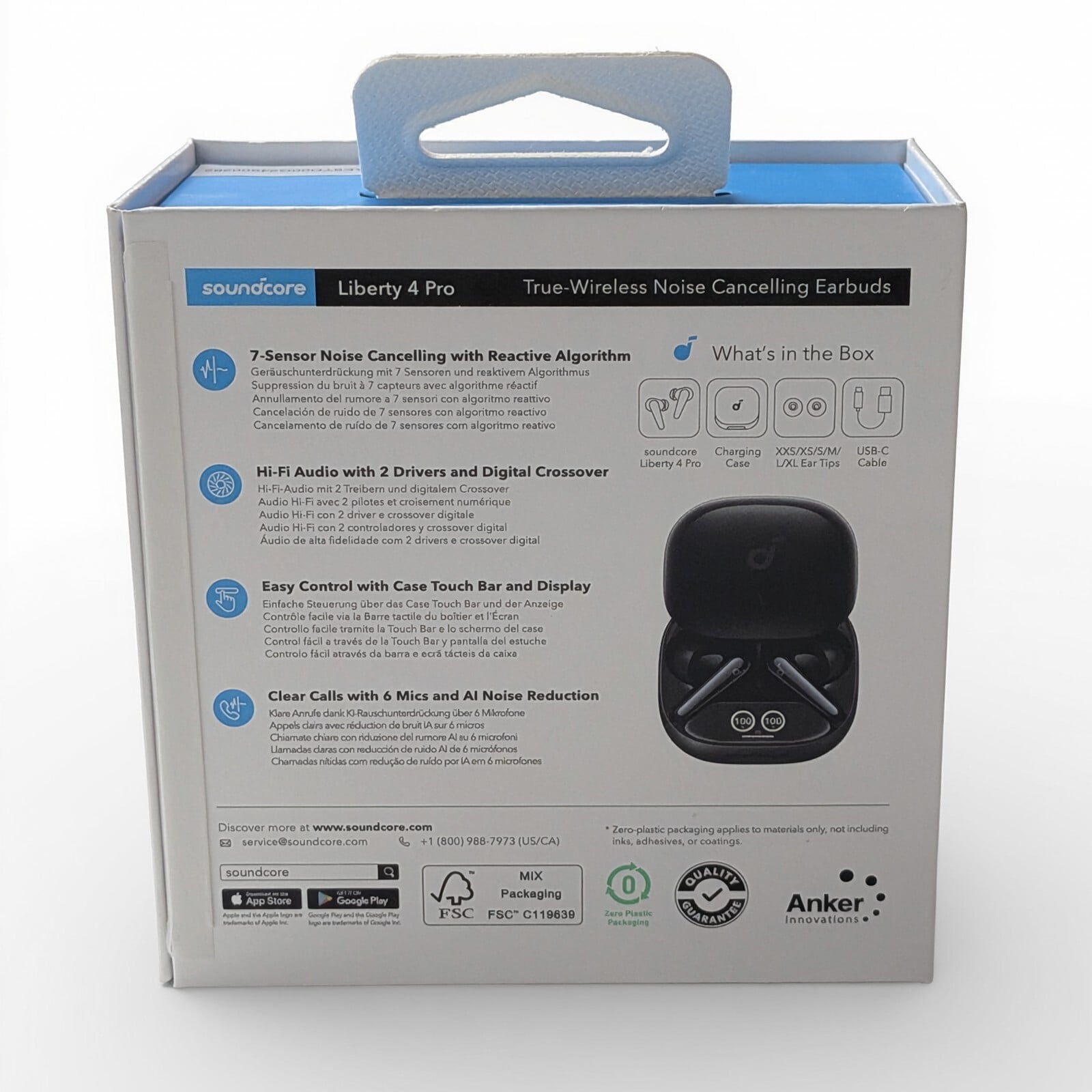 【ラッピング無料】Anker Soundcore Liberty 4 Pro A3954ZF1 ワイヤレスイヤホン 完全ワイヤレス Bluetooth 5.3 ノイズキャンセリング LDAC ハイレゾ 3Dオーディオ マルチポイント ギフト 誕生日 プレゼント ガジェット
